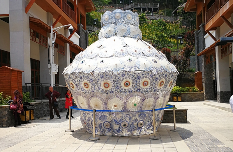 古鎮(zhèn)廣場(chǎng)一角